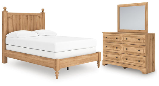 Aleaport Panel Bed With Mirrored Dresser