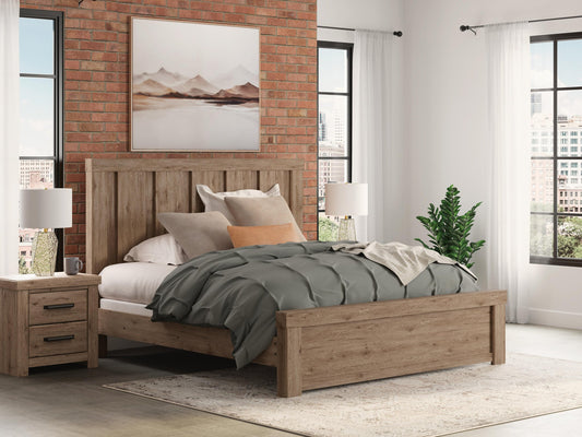 Garistyn King Panel Bed, Dresser and Mirror