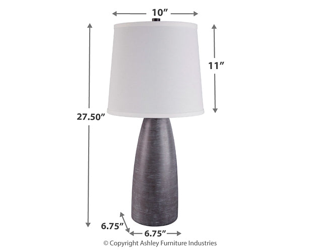 Lámpara de mesa Shavontae Poly (2 unidades)