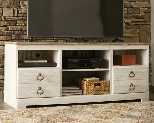 Mueble para TV LG Willowton con opción de chimenea