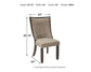 Silla auxiliar UPH de Tyler Creek Dining (2 unidades)