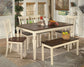 Banco grande de comedor Whitesburg