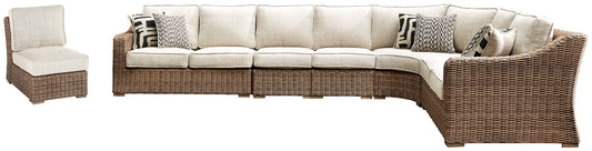 Conjunto de asientos para exterior de 6 piezas Beachcroft