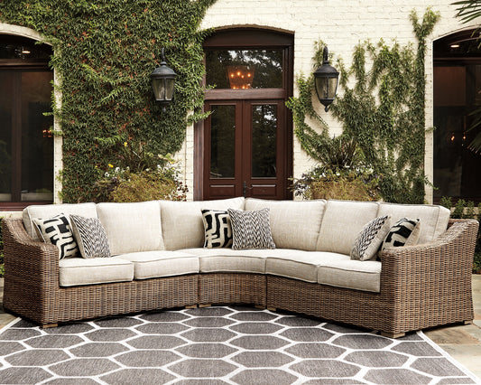 Conjunto de asientos para exterior de 3 piezas Beachcroft