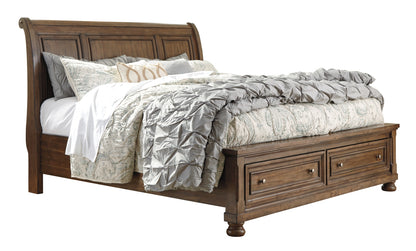 Cama tipo trineo Robbinsdale con almacenamiento