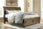 Cama tipo trineo California King de Flynnter con dos cajones de almacenamiento