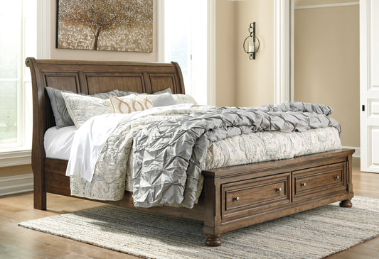 Cama tipo trineo Robbinsdale con almacenamiento