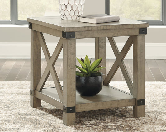 Mesa auxiliar rectangular Aldwin