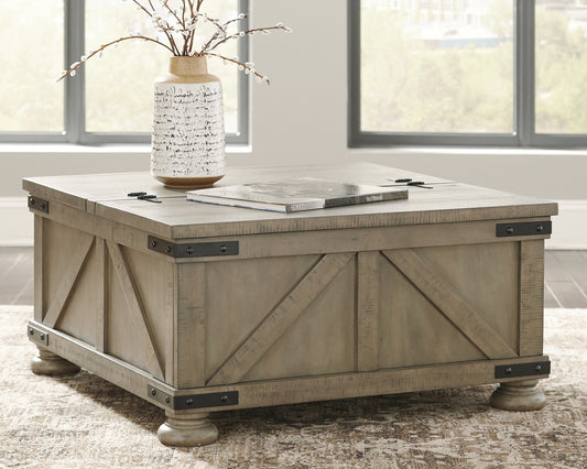 Mesa de cóctel Aldwin con almacenamiento