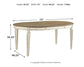 Mesa de comedor ovalada EXT Realyn