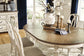 Mesa de comedor ovalada EXT Realyn