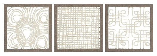 Juego de decoración de pared Odella (3 unidades)