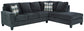 Seccional Abinger de 2 piezas con chaise longue