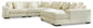 Seccional Lindyn de 5 piezas con chaise longue