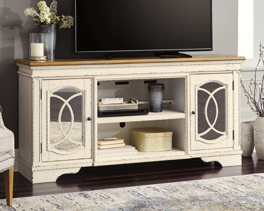 Mueble de TV Realyn XL con opción de chimenea