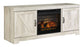 Mueble para TV Bellaby de 63" con chimenea eléctrica