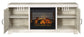 Mueble para TV Bellaby de 63" con chimenea eléctrica