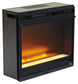 Mueble para TV Wynnlow de 63" con chimenea eléctrica