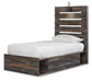 Cama con paneles Drystan y 4 cajones de almacenamiento