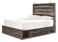 Cama con paneles Drystan y 2 cajones de almacenamiento