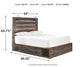 Cama con paneles Drystan y 2 cajones de almacenamiento