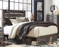 Cama con paneles Drystan y 4 cajones de almacenamiento