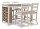 Mesa de mostrador rectangular Skempton con almacenamiento