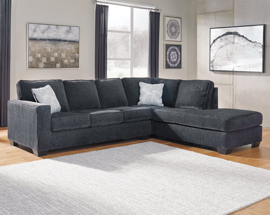 Seccional de 2 piezas con chaise longue Altari
