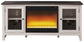 Mueble para TV Dorrinson de 60" con chimenea eléctrica