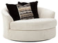 Silla giratoria redonda extragrande Cambri