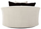 Silla giratoria redonda extragrande Cambri