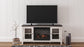 Mueble para TV Dorrinson de 60" con chimenea eléctrica