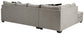 Seccional Megginson de 2 piezas con chaise longue