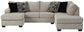 Seccional Megginson de 2 piezas con chaise longue