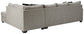 Seccional Megginson de 2 piezas con chaise longue