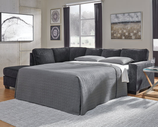 Sofá cama seccional de dos piezas con chaise longue Altari