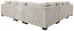 Seccional Ardsley de 5 piezas con chaise longue