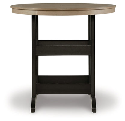 Fairen Trail Round Bar Table w/UMB OPT