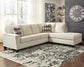 Seccional Abinger de 2 piezas con chaise longue