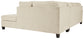 Seccional Abinger de 2 piezas con chaise longue
