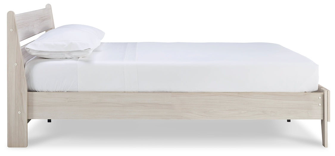 Cama de plataforma con paneles Socalle