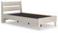 Cama de plataforma con paneles Socalle