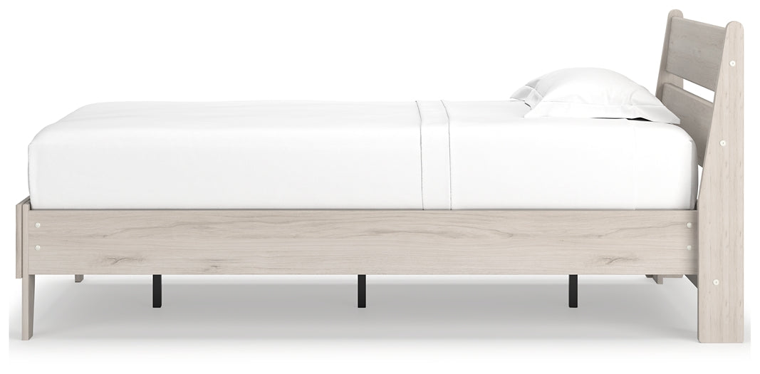 Cama de plataforma con paneles Socalle