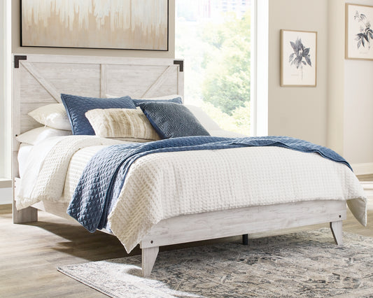Cama de plataforma con paneles Shawburn Crossbuck