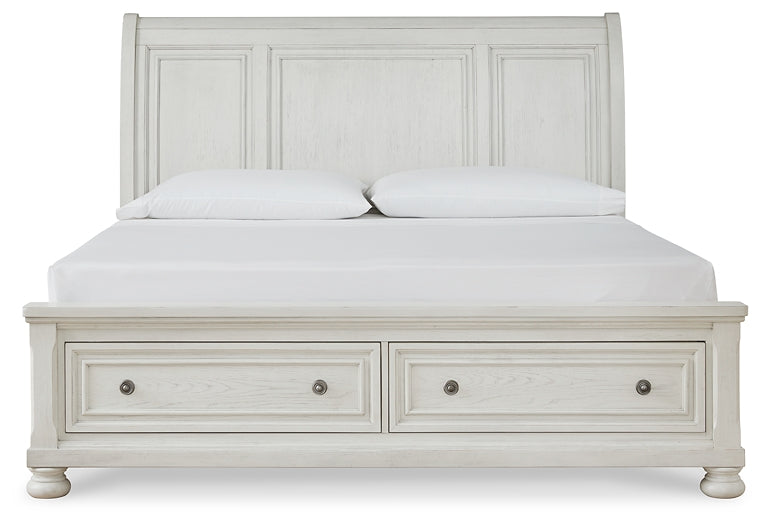 Cama tipo trineo Robbinsdale con almacenamiento
