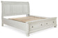Cama tipo trineo Robbinsdale con almacenamiento