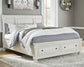 Cama tipo trineo Robbinsdale con almacenamiento