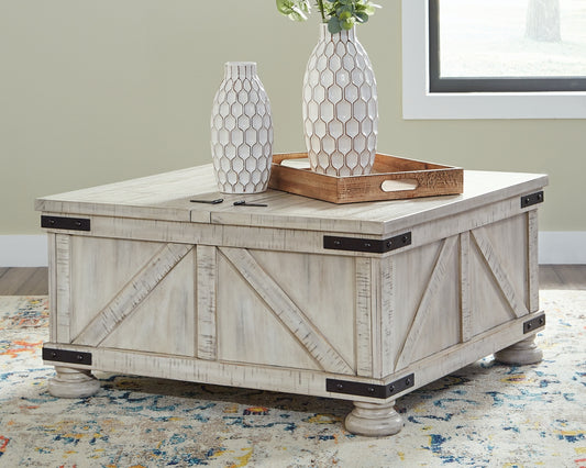 Mesa de cóctel Carynhurst con almacenamiento