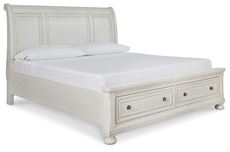 Cama tipo trineo Robbinsdale con almacenamiento