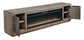 Mueble de TV Krystanza con chimenea eléctrica